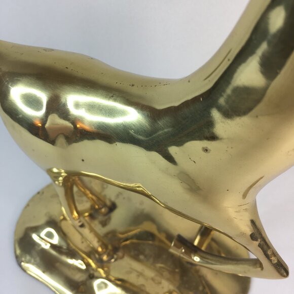 Vintage Brass Deer Candelabra Candle Holder 6 Votive Christmas Reindeer Decor - Picture 15 of 16